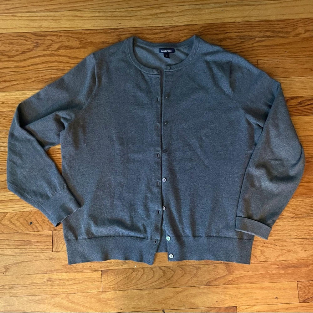 Grey Land’s End Cardigan